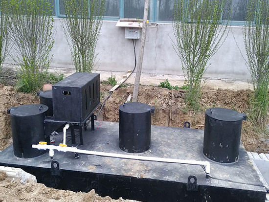 奎屯市地埋式污水处理设备案例